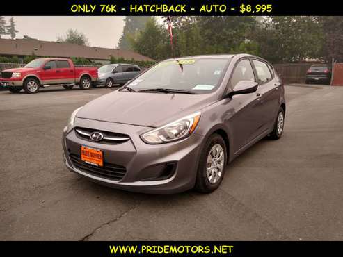 2015 HYUNDAI ACCENT GS HATCHBACK - ONLY 76K - AUTO - 5DOOR - cars &... for sale in Eugene, OR
