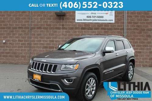 2015 Jeep Grand Cherokee 4WD 4dr Limited SUV Grand Cherokee Jeep for sale in Missoula, MT