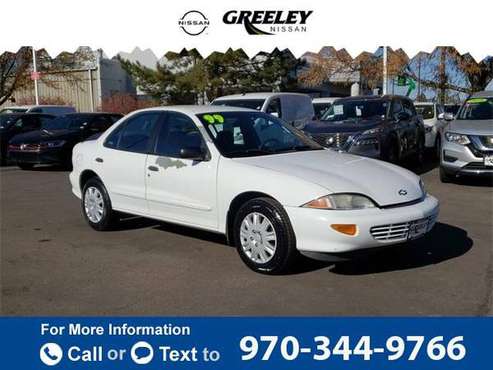 1999 Chevy Chevrolet Cavalier Base sedan - cars & trucks - by dealer... for sale in Greeley, CO