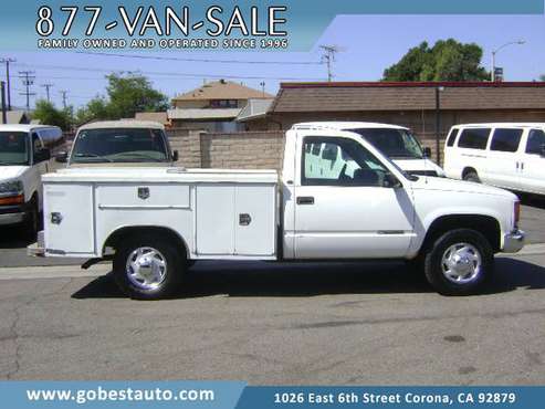 Chevy Silverado 3500 Utility Truck 1 Owner Government Pacific Service for sale in Corona, CA