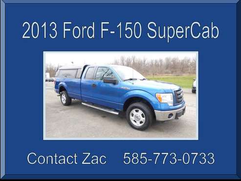 2013 BLUE FORD F-150 SUPER CAB - - by dealer - vehicle for sale in Bloomfield, NY