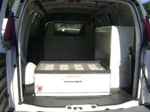 Chevy Express Cargo Van Utility Service Work Bins 1 Owner RV Camper... for sale in Corona, CA