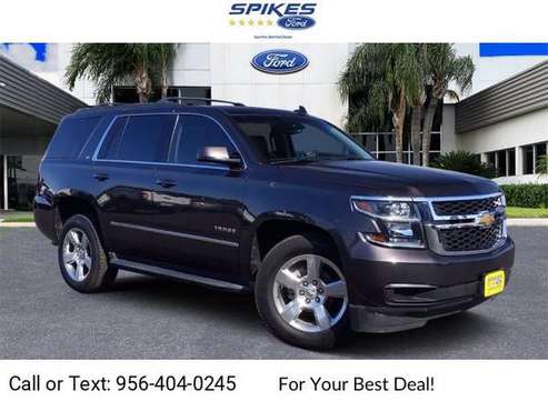 2016 Chevy Chevrolet Tahoe LT suv GRAY - cars & trucks - by dealer -... for sale in Mission, TX