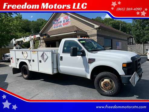 2008 Ford F-350 Utility Truck with Boom - cars & trucks - by dealer... for sale in Knoxville, TN