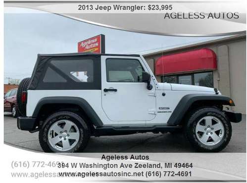 2013 Jeep Wrangler Sport 4x4 only 46, 000 Miles! - - by for sale in Zeeland, MI