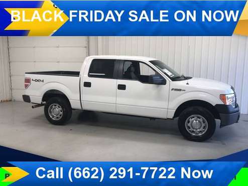 2013 Ford F150 F-150 XL V8 4X4 4D SuperCrew Pickup Truck w Tow Pkg -... for sale in Ripley, MS