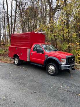 2009 FORD F550 REG CHAS CAB 4X4 V8 TDSL 6.4L XL WITH ENCLOSED... for sale in Monroe, NY
