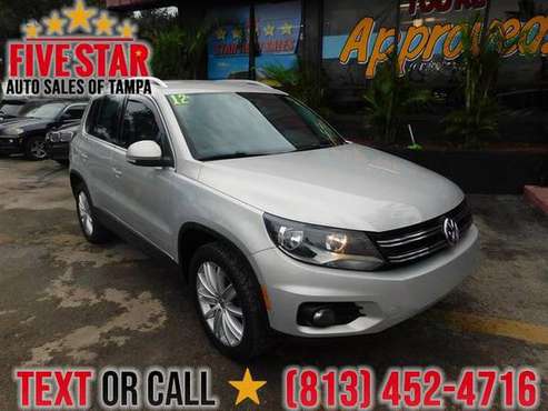 2012 Volkswagen Tiguan LE LE AS LOW AS 1500 DOWN! W,A,C AS LOW 2.9% for sale in TAMPA, FL