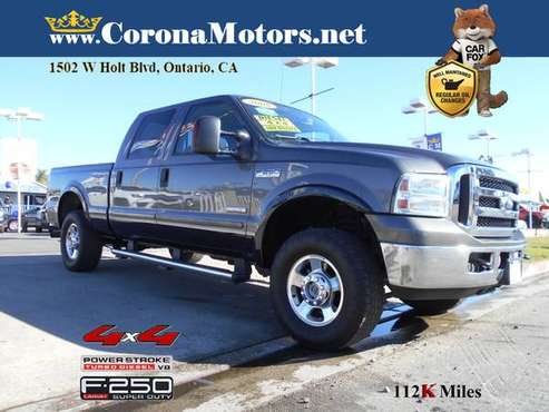 2006 Ford F-250 Lariat Turbo Diesel 4WD Low Mile for sale in Ontario, CA