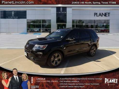 2018 Ford Explorer Sport 4WD - cars & trucks - by dealer - vehicle... for sale in Spring, TX