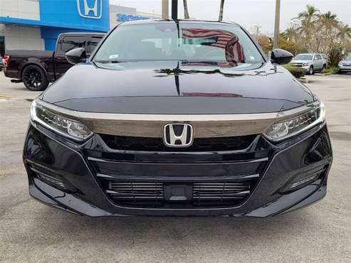 2019 Honda Accord Sport - CARFAX One-Owner Turbocharged! - cars & for sale in Davie, FL