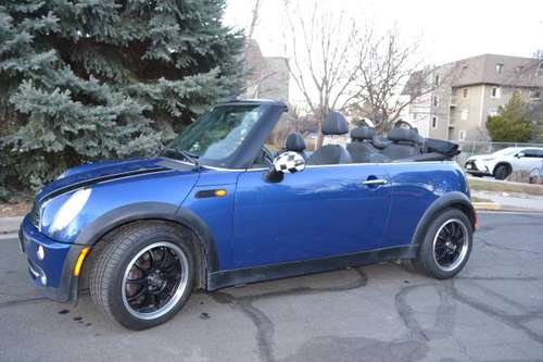 Adorable Blue Mini Cooper Convertible 2008 - cars & trucks - by... for sale in Boulder, CO