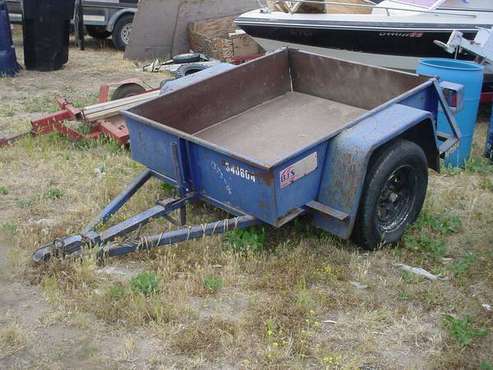 MLBL dump tilt trailer single axle 60 inch x 53 inch for sale in Hemet, CA