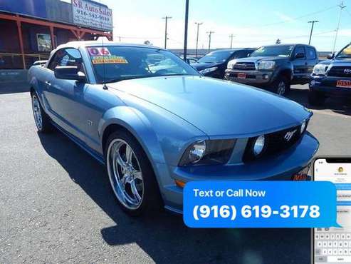 2006 Ford Mustang GT Premium 2dr Convertible EVERYBODY IS APPROVED!!! for sale in Sacramento , CA