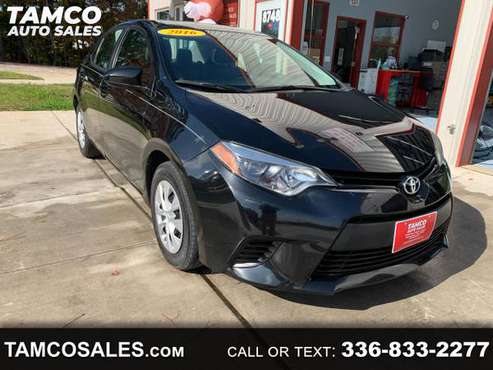 2016 Toyota Corolla - cars & trucks - by dealer - vehicle automotive... for sale in Greensboro, NC