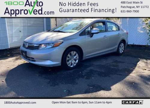 12 HONDA CIVIC ONLY 139K - cars & trucks - by dealer - vehicle... for sale in Patchogue, NY