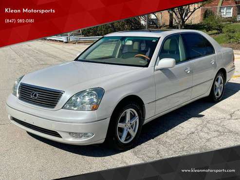 2002 LEXUS LS 430 LEATHER SUNROOF ALLOY GOOD TIRES CD 062515 - cars for sale in Skokie, IL