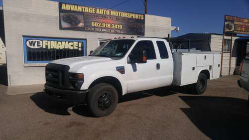 2008 FORD F-350 SUPER CAB 6.4 DIESEL DUALLY SERVICE BODY - cars &... for sale in Phoenix, AZ