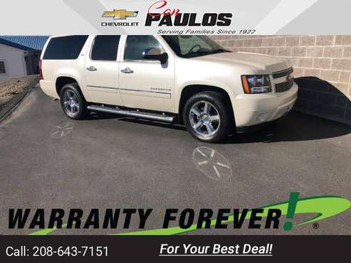 2014 Chevy Chevrolet Suburban LTZ suv White Diamond Tricoat - cars &... for sale in Jerome, ID