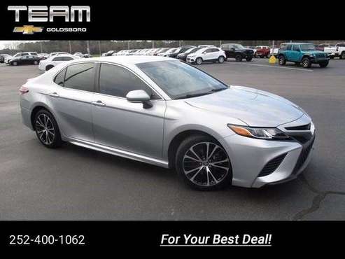 2018 Toyota Camry SE sedan Silver - - by dealer for sale in Goldsboro, NC