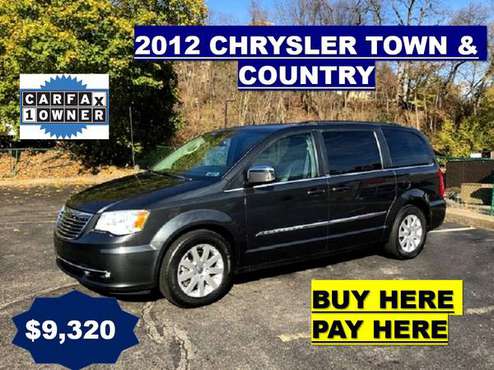▲▲2012 Chrysler Town & Country = CARFAX 1 OWNER/ LEATHER/ DUAL DVD!!... for sale in Pittsburgh, PA