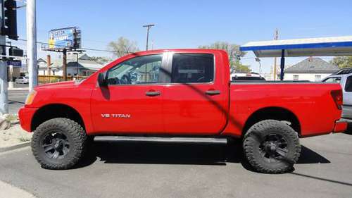 2008 Nissan Titan 4WD Crew Cab XE LIFTED 127K MILES - cars & for sale in Reno, NV