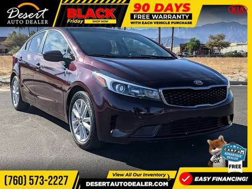 CRAZY DEAL on this 2017 KIA Forte GREAT DEAL LX Sedan - cars &... for sale in Palm Desert , CA