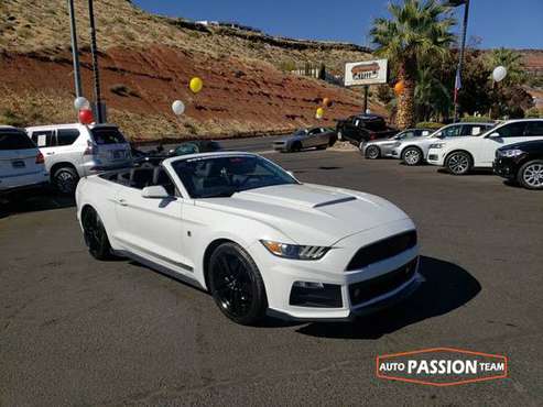 * * * 2015 Ford Mustang V6 Convertible 2D * * * - cars & trucks - by... for sale in Saint George, UT