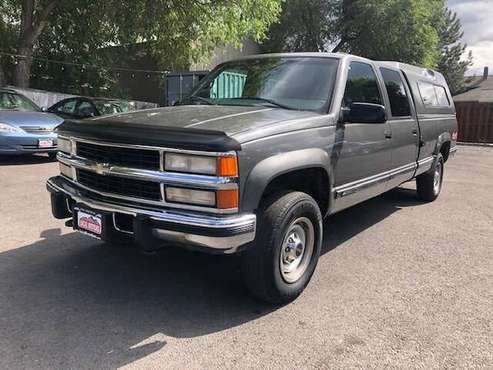 1999 Chevy Silverado 3500 LS Crew Cab LB 6.5L Turbo Diesel 4x4 What!... for sale in Bend, OR