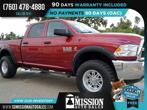 2015 Ram 2500 Tradesman PRICED TO SELL! - cars & trucks - by dealer... for sale in Vista, CA