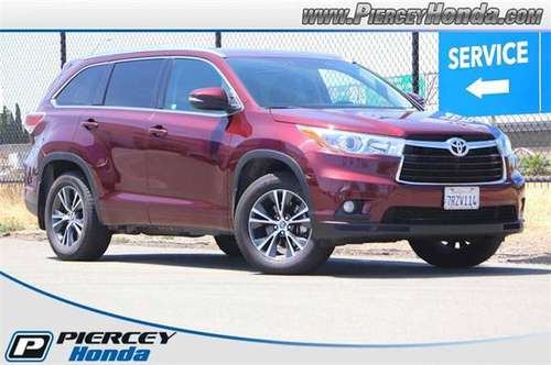 2016 Toyota Highlander SUV ( Piercey Honda : CALL ) for sale in Milpitas, CA
