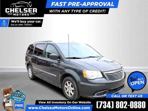 155/mo - 2012 Chrysler Town and Country Touring Passenger Van for sale in Chelsea, MI