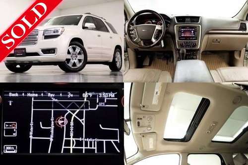 HEATED COOLED LEATHER! 2015 GMC ACADIA DENALI AWD SUV White for sale in clinton, OK