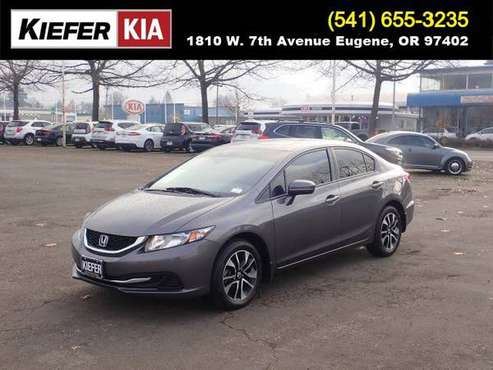 2015 Honda Civic EX vehicle wrecked Sedan - - by for sale in Eugene, OR