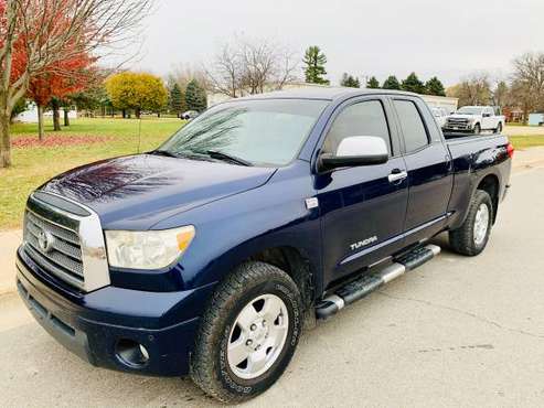 2007 TOYOTA TUNDRA LIMITED DOUBLE CAB 4WD!! HEATED LEATHER!!... for sale in Le Roy, IA