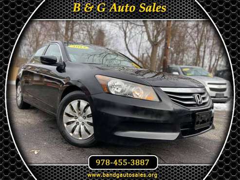 2012 Honda Accord LX ( 6 MONTHS WARRANTY ) - - by for sale in North Chelmsford, MA