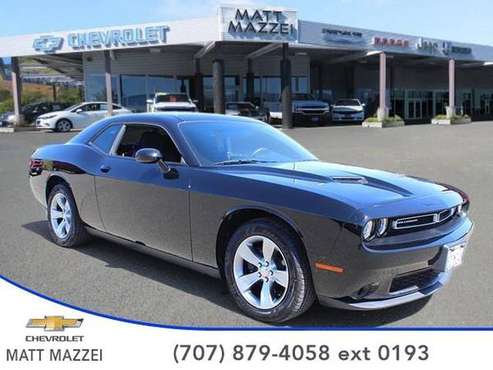 2018 Dodge Challenger coupe SXT (Pitch Black Clearcoat) for sale in Lakeport, CA