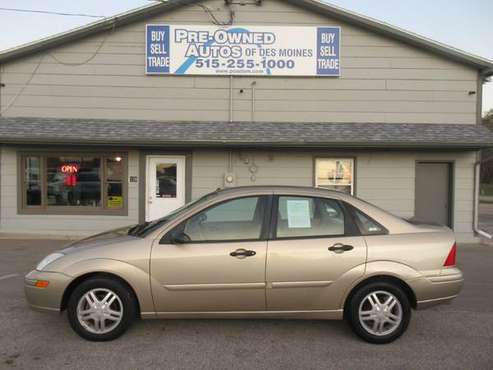 2002 Ford Focus SE Sedan - Automatic- Wheels - Low Mileage - 59K!! -... for sale in Des Moines, IA