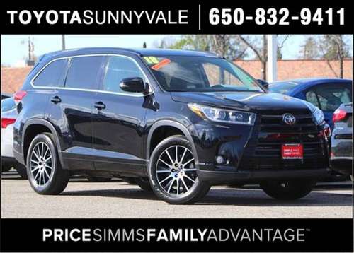 2018 Toyota Highlander FWD 4D Sport Utility/SUV SE for sale in Sunnyvale, CA
