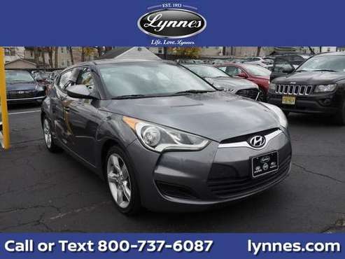 2015 Hyundai Veloster Base coupe Gray - cars & trucks - by dealer -... for sale in Bloomfield, NJ