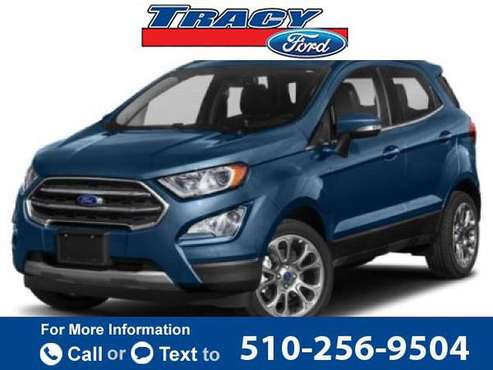 2018 Ford EcoSport SE hatchback DIAMOND WHITE - - by for sale in Tracy, CA