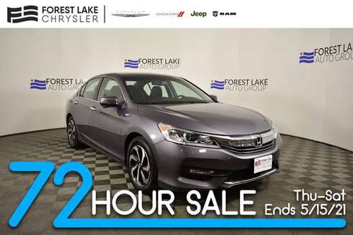 2016 Honda Accord EX-L Sedan - - by dealer - vehicle for sale in Forest Lake, MN