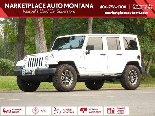 2015 JEEP WRANGLER 4x4 4WD UNLIMITED SAHARA SPORT UTILITY 4D SUV -... for sale in Kalispell, MT