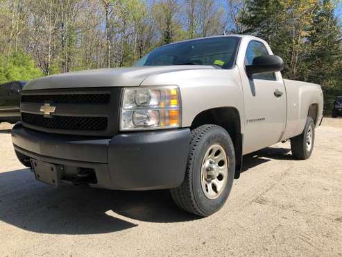 2007 Chevy Silverado Regular Cab, Full 8Ft Long Bed, V8 4x4, Solid!!... for sale in New Gloucester, ME