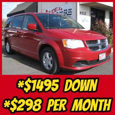 1495 Down & 295 Per Month on this 2013 DODGE GRAND CARAVAN SXT for sale in Modesto, CA