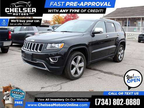 2014 Jeep *Grand* *Cherokee* *Limited* for ONLY $302/mo - cars &... for sale in Chelsea, MI