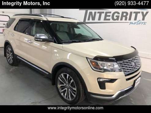 2018 Ford Explorer Platinum ***Financing Available*** - cars &... for sale in Fond Du Lac, WI
