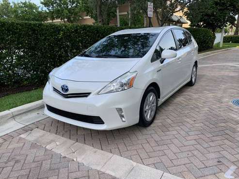 2012 Toyota Prius V Two WHITE 5DR - cars & trucks - by owner -... for sale in Miami, FL