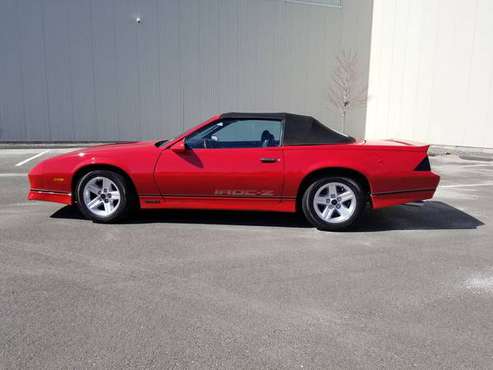 1988 Chevrolet Camaro Convertible Iroc Z28 5 SPEED Very Clean!! -... for sale in Waterbury, NY