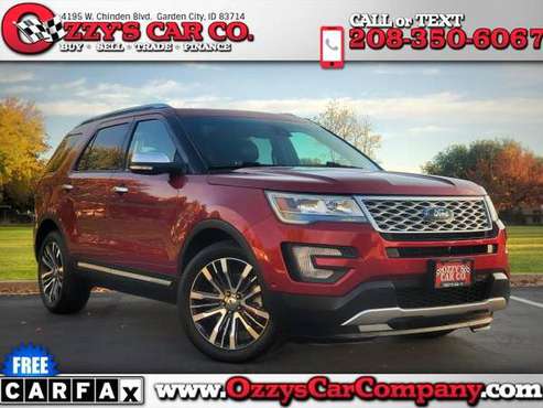 2016 Ford Explorer 4WD ***PLATINUM**LOADED**PLATINUM*** LOW MILES***... for sale in Garden City, ID